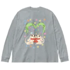 ヒイロのdog heart Big Long Sleeve T-Shirt