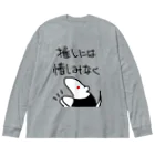 ミナミコアリクイ【のの】の推しには惜しみなく【ミナミコアリクイ】 Big Long Sleeve T-Shirt