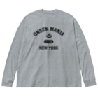 対象Tシャツ★1,000円引きセール開催中！！！のONSEN MANIA (ブラック) Big Long Sleeve T-Shirt