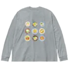 Jarieのうどん9種 Big Long Sleeve T-Shirt