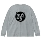 Fontaのジオメトリック猫 Big Long Sleeve T-Shirt