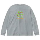 🐸かえるさんと仲間たち🐸のかえるさんの家族 Big Long Sleeve T-Shirt