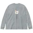 nuuko_artのねこのサニーさん ビッグシルエットロングスリーブTシャツ