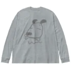 Rust's shopの幸せそうなイヌ Big Long Sleeve T-Shirt