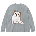 カレーゴハンナー  CURRYGOHANNERのココア Big Long Sleeve T-Shirt