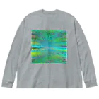 水草の地平線 Big Long Sleeve T-Shirt