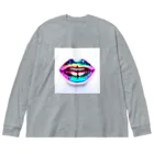 momokarinのリップス #01 Big Long Sleeve T-Shirt