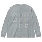 TAMANITABIのキャップにフォーカス_9選淡色 Big Long Sleeve T-Shirt