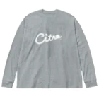 CITROのホワイトロゴ ビッグシルエットロングスリーブTシャツ