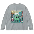 ナイトツリーショップのモンスターの行進 Big Long Sleeve T-Shirt