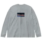 紫陽の海と夜空 Big Long Sleeve T-Shirt