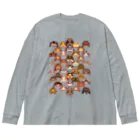 みのじの正面亀 Big Long Sleeve T-Shirt