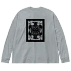 ツバメ堂の海亀神 ビッグシルエットロングスリーブTシャツ