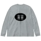 ツバメ堂のふたりの子鬼（楕円） Big Long Sleeve T-Shirt