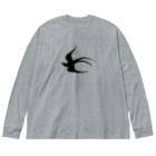 ツバメ堂のツバメの飛翔 Big Long Sleeve T-Shirt