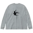 ツバメ堂のツバメの飛翔 Big Long Sleeve T-Shirt