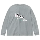 gogoteam54のGYUNYU🐮 ビッグシルエットロングスリーブTシャツ