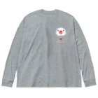 Lily bird（リリーバード）のにこにこ白文鳥② Big Long Sleeve T-Shirt