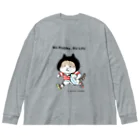 ほっかむねこ屋（アトリエほっかむ）のラグビーねこ　#ラグビー #猫 Big Long Sleeve T-Shirt