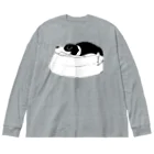 SHOP BØWNTENの寝るルーカスくん Big Long Sleeve T-Shirt