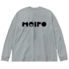 meiroのmeiroのロゴ ビッグシルエットロングスリーブTシャツ