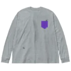 gogoteam54のポケットからARI 🐜 むらさき Big Long Sleeve T-Shirt