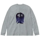 ツバメ堂のアマビエ様<藍> Big Long Sleeve T-Shirt