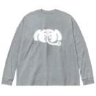 M-kuwaharaのElephant Big Long Sleeve T-Shirt