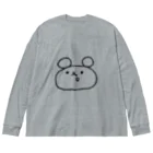 【ama*ama designstore　＜SUZURI店＞】のはらへりくま（BIG） ビッグシルエットロングスリーブTシャツ