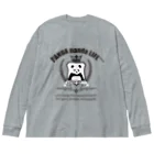 PANDA panda LIFE***のエンブレムパンダ Big Long Sleeve T-Shirt