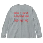 stereovisionのマシンガンは頂戴した HO-HO-HO ビッグシルエットロングスリーブTシャツ