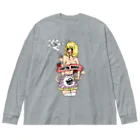 POP'N ROLLのpop'n pinupgirl01 Big Long Sleeve T-Shirt