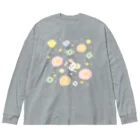 _sayaの花畑と星屑 ビッグシルエットロングスリーブTシャツ