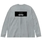 トシゾーのSUZURIのとこのヒゲ（黒帯）透過大 Big Long Sleeve T-Shirt