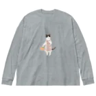 森のあらかるとの主婦ねこさん Big Long Sleeve T-Shirt