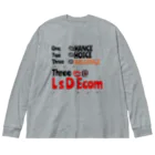 LsDF   -Lifestyle Design Factory-のチャリティー【LsDF  three C's】 Big Long Sleeve T-Shirt