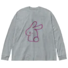 Griffin六三のRabbit Big Long Sleeve T-Shirt