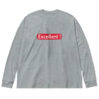 TGCのExcellent! RED ビッグシルエットロングスリーブTシャツ