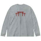 369 Ancient Designsの三ツ鳥居シリーズ ビッグシルエットロングスリーブTシャツ