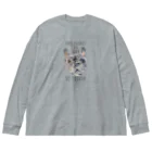 noe_to_meg (ノエとめぐ)のトリーツも買ってね！ ビッグシルエットロングスリーブTシャツ