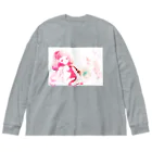 わたひつじの寝ころび Big Long Sleeve T-Shirt