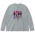 "Witches" Illustrationsの方向性の違い Big Long Sleeve T-Shirt