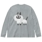 ツギハギ ニクの【GuchaNeko】ポインテッド Big Long Sleeve T-Shirt