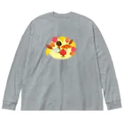 satoharuの木の葉の森のキノコたち Big Long Sleeve T-Shirt