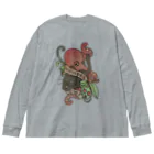 wonder catのウツボカズラ red Big Long Sleeve T-Shirt