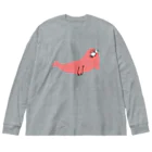 neconos Goodsのあざらしのひと Big Long Sleeve T-Shirt