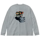 にくまん子の殻 Big Long Sleeve T-Shirt