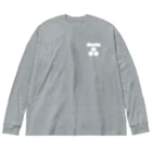 戦国神社 -戦国グッズ専門店-の毛利元就/長門三つ星/ホワイト Big Long Sleeve T-Shirt