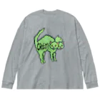 Myxoma のネコギドラ Big Long Sleeve T-Shirt