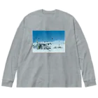 古見きゅう/ and 9 films オンラインショップ のうたた寝サザナミフグ Big Long Sleeve T-Shirt